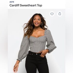 USED - Astr Sweetheart Top